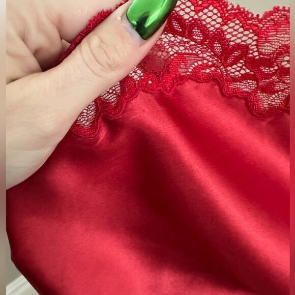 Reformation Silk Aara Lace Halter Slip Dress Sundried Tomato Size Small BNWT - Picture 10 of 11